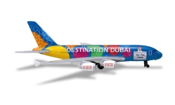Herpa 86RT-9906 - 1:500 - Single Airplane Emirates A380 Destination Dubai